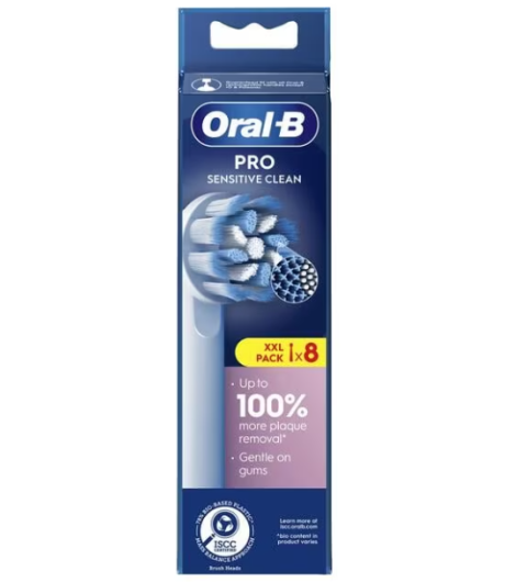 Oral-B 8 Testine di ricambio Pro Sensitive Clean 