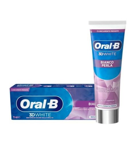 Oral-B 3D White Dentifricio Bianco Perla 75ml