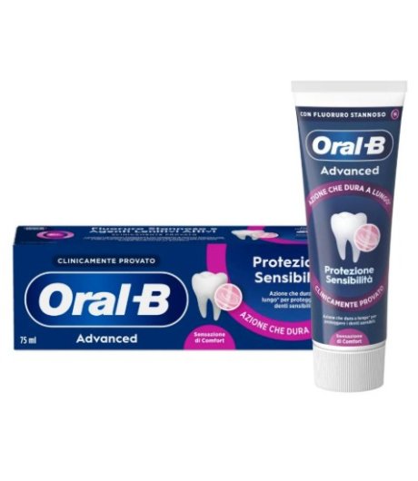 ORAL-B Dentifricio Denti Sensibili Advanced Protezione Sensibilità 75ml ORAL-B Dentifricio Denti Sensibili Advanced Protezione Sensibilità 75ml