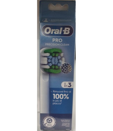 Oral-B Precision Clean 3 Testine Di Ricambio per spazzolini elettrici