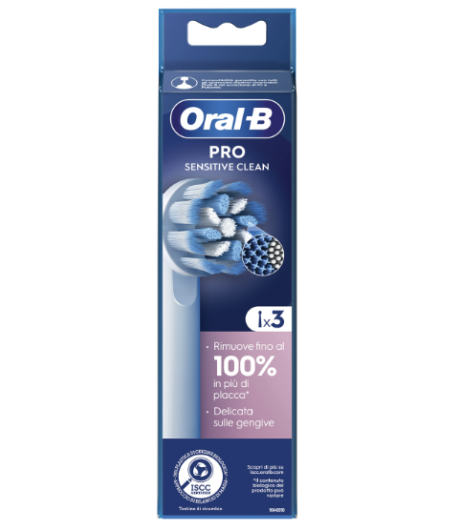 Oral-b testine di ricambio Pro Sensitive Clean 3 pezzi