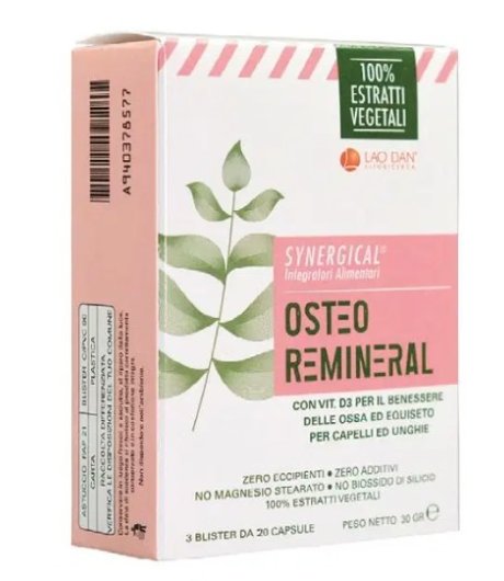 Osteo Remineral Integratore per ossa, capelli e unghie 60 capsule