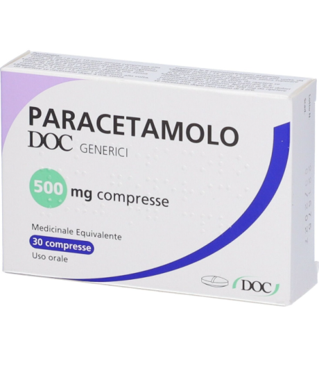 Paracetamolo Doc Generici Equivalente 30 compresse 500mg