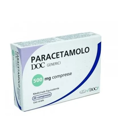 Paracetamolo Doc 20 compresse da 500mg