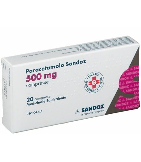 Paracetamolo Sand*20cpr 500mg