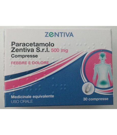 PARACETAMOLO 500mg Zentiva 30 compresse