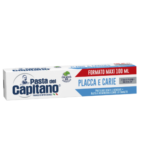 PASTA DEL CAPITANO DENTIFRICIO PLACCHE E CARIE 100ml