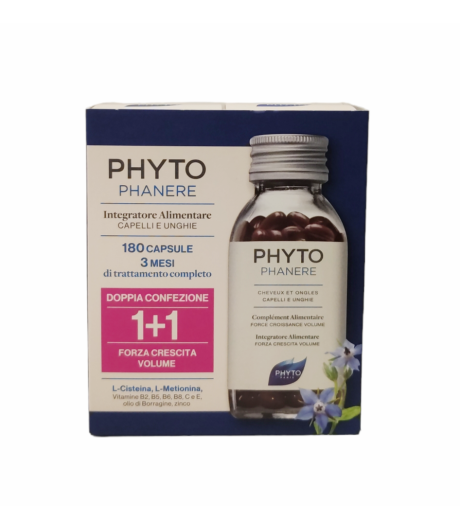 Phyto Phytophanere 1+1 180 capsule 3 mesi di trattamento