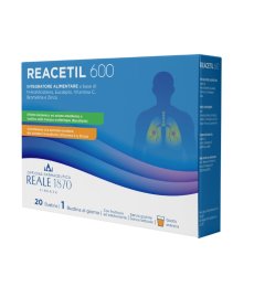 Reale 1870 Reacetil 600 20 Bustine- Integratore per il benessere delle vie respiratorie