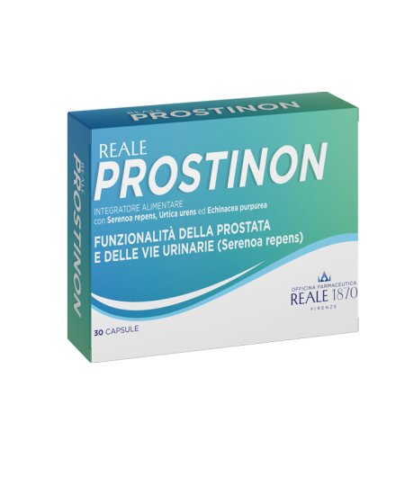 Reale 1870 Reale Prostinon 30 Capsule - Integratore alimentare per la funzionalità della prostata e delle vie urinarie