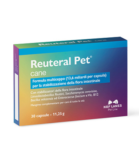 Reuteral Pet Cane 30 capsule mangime per flora intestinale