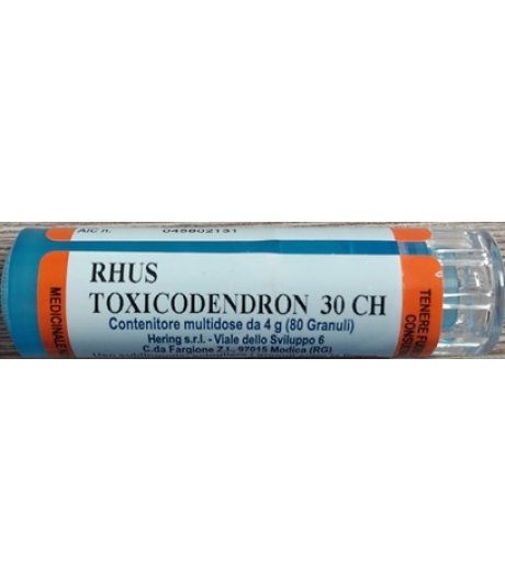 RHUS TOXICODENDRON 30CH 80granuli