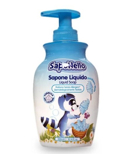 Saponello Sapone Liquido Zucchero Filato 300ml