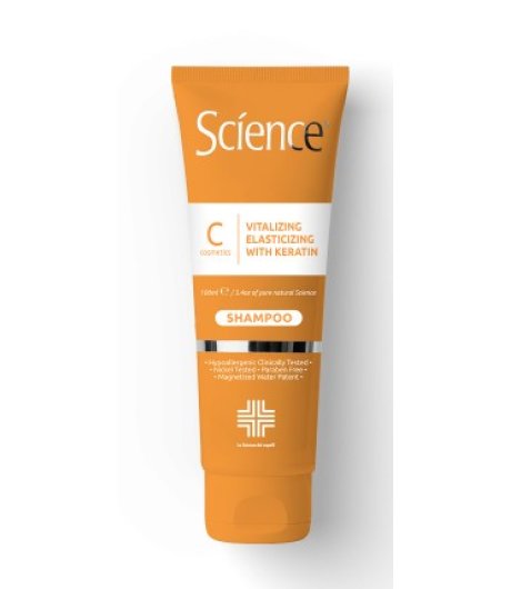 Science Shampoo Ristrutturante Elasticizzante alla Keratina 100ml