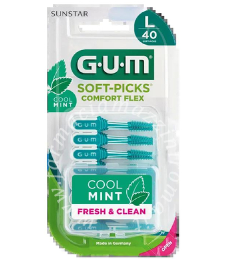 Scovolini Gum Soft Pick Cool Mint misura L 40 pezzi