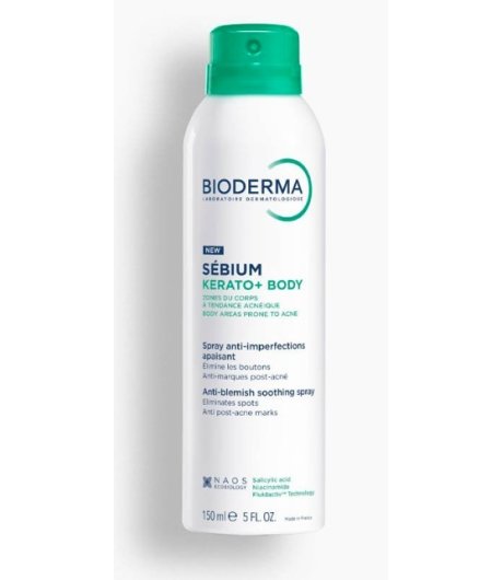 SEBIUM KERATO+BODY Spray anti-imperfezioni lenitivo Bioderma 150ml