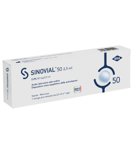 Sinovial 50 Sir 2% 2,5ml