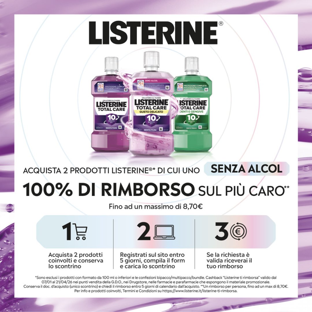 cashback listerine