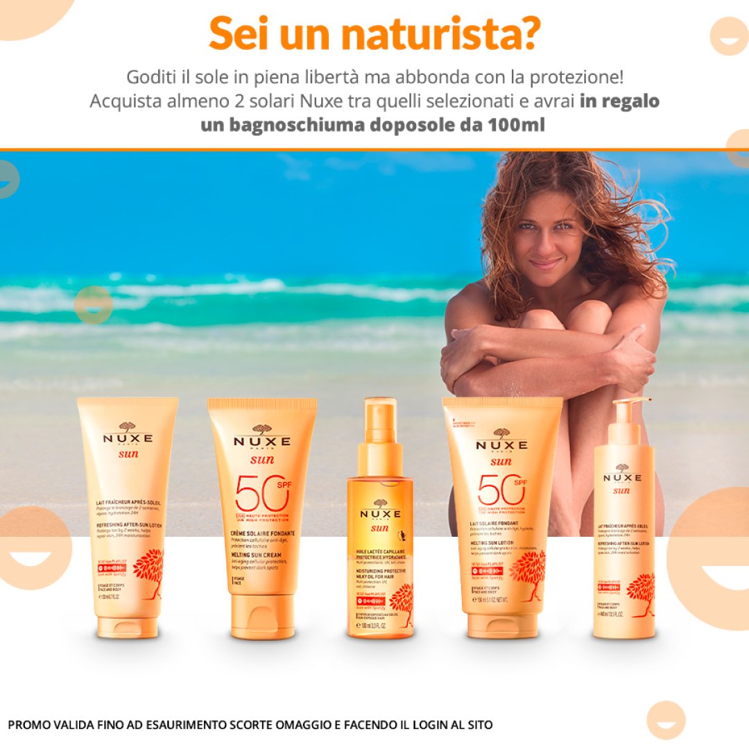 promo nuxe sun doposole