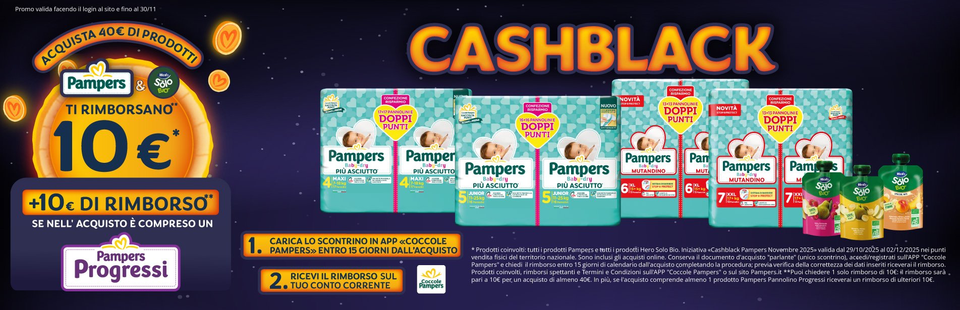Promo pampers