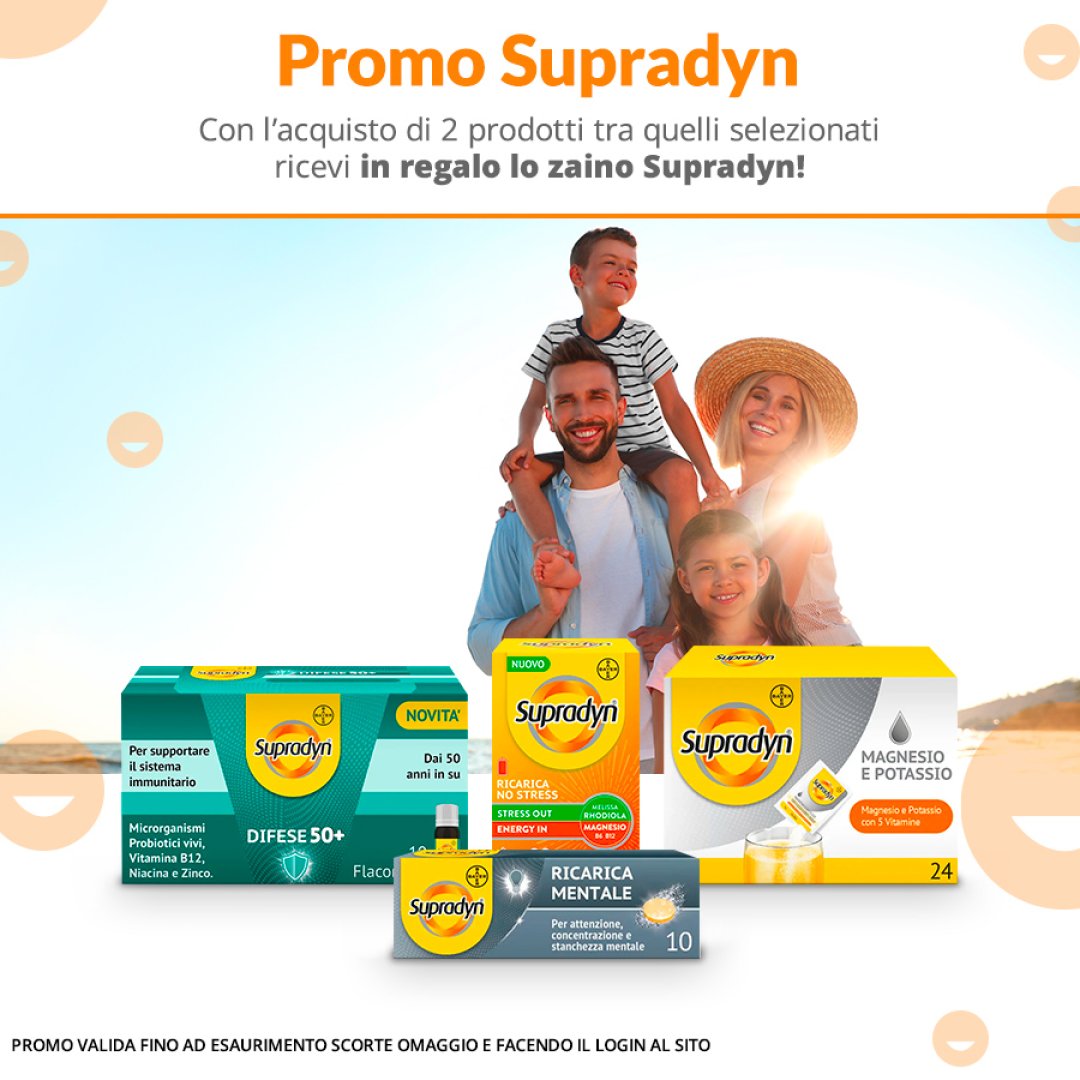 promo supradyn zaino