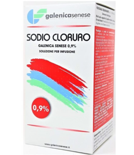 SODIO CLORURO 0,9% SOLUZIONE PER INFUSIONE GALENICA SENESE 500ml