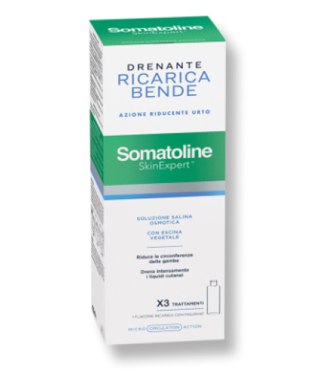 SOMATOLINE SKIN-EXPERT RICARICA BENDE DRENANTI RIDUCENTI E SNELLENTI