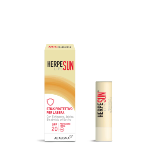 HERPESUN LIPS - Protezione labbra SPF 20, stick 5 ml HERPESUN LIPS - Protezione labbra SPF 20, stick 5 ml