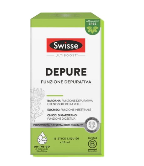 SWISSE DEPURE 15 stick liquidi x 10ml SWISSE DEPURE 15 stick liquidi x 10ml