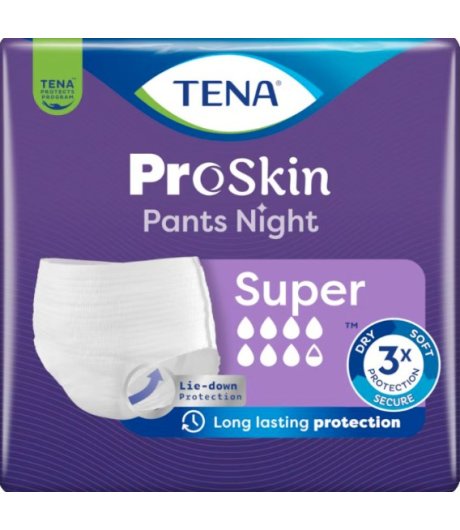 Tena Proskin 10 Pants Notte misura L Super