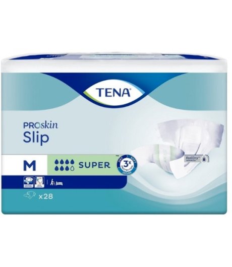 TENA PROSKIN SLIP 28 PANNOLONI TAGLIA M SUPER TENA PROSKIN SLIP 28 PANNOLONI TAGLIA M SUPER