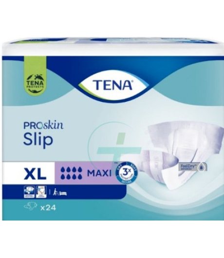 TENA Proskin Slip Maxi Pannoloni Misura XL 24 pz TENA Proskin Slip Maxi Pannoloni Misura XL 24 pz
