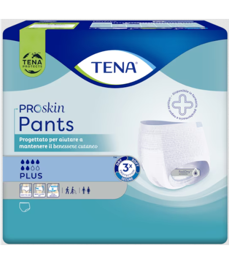 TENA PANTS PLUS TAGLIA L 8 MUTANDINE ASSORBENTI