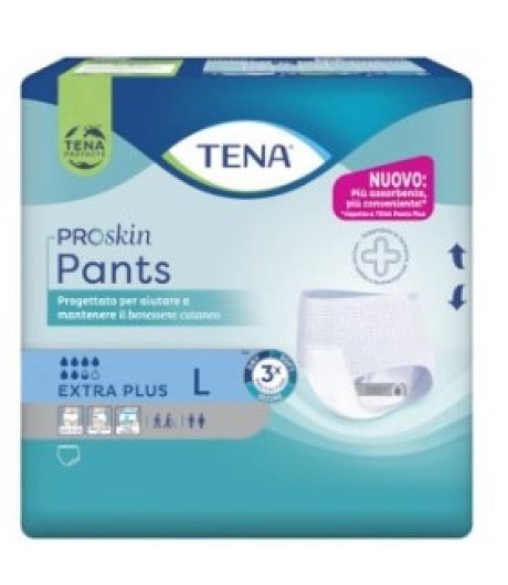 TENA PANTS EXTRA PLUS TAGLIA L 10 PANNOLONI A MUTANDINA