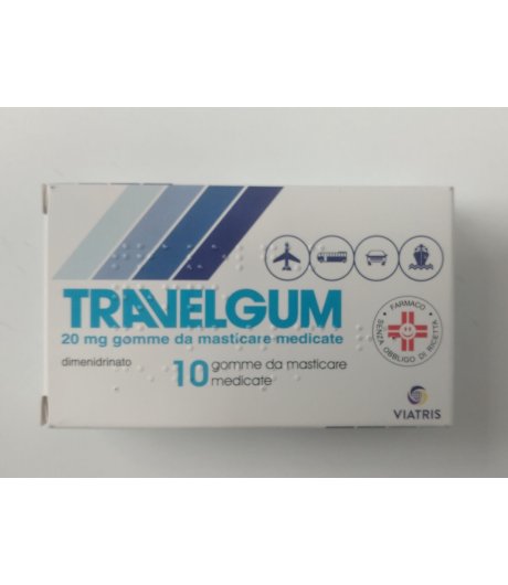 TRAVELGUM 10GOMME DA MASTICARE 20MG