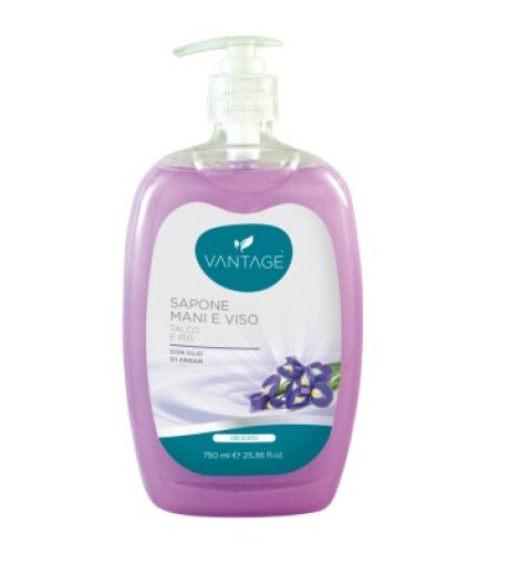 VANTAGE SAPONE MANI E VISO TALCO IRIS 750ml