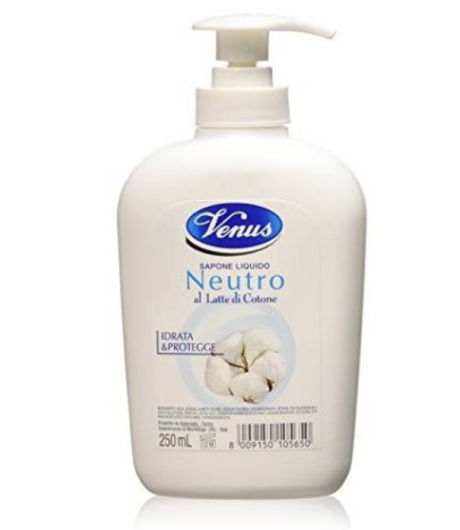 Venus Sapone Liquido Neutro Latte di cotone 250ml