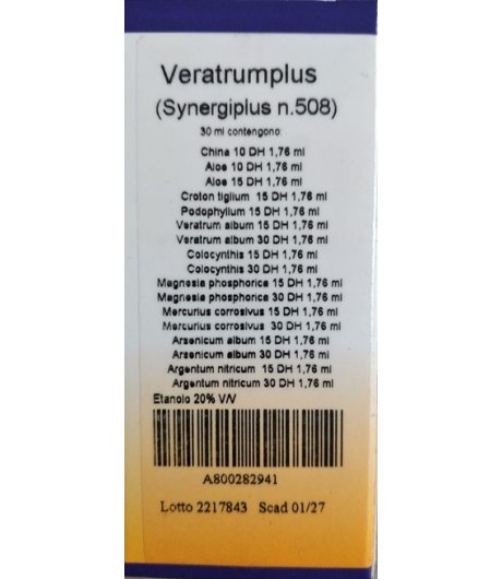 Veratrumplus (Synergiplus n.508) gocce 30ml Hering