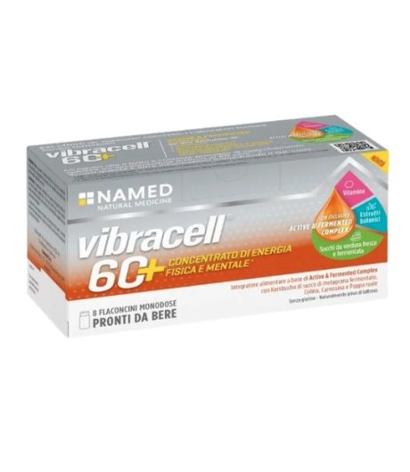 VIBRACELL 60+ Integratore alimentare 8 flaconcini