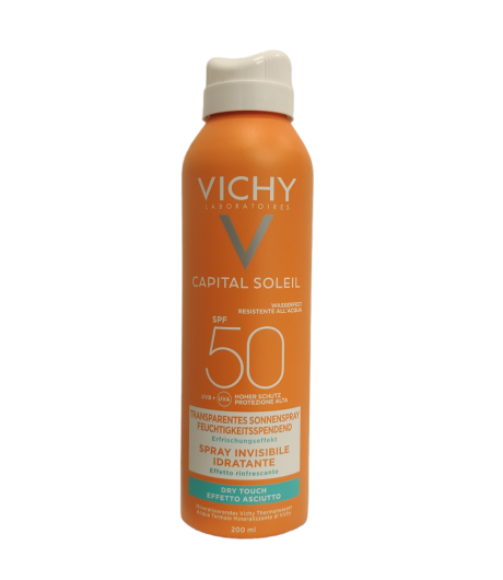 Vichy Capital Soleil Spray Idratante Invisibile Viso Corpo SPF50 200ml