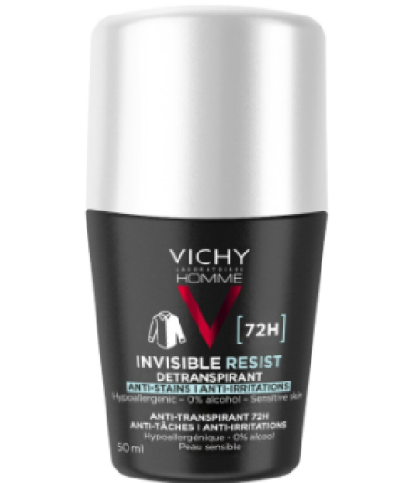 Vichy Homme Deodorante RollOn 72h Invisible Resist