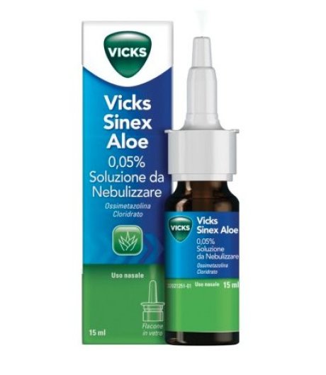 Vicks Sinex Aloe Spray Nasale 15ml Vicks Sinex Aloe Spray Nasale 15ml