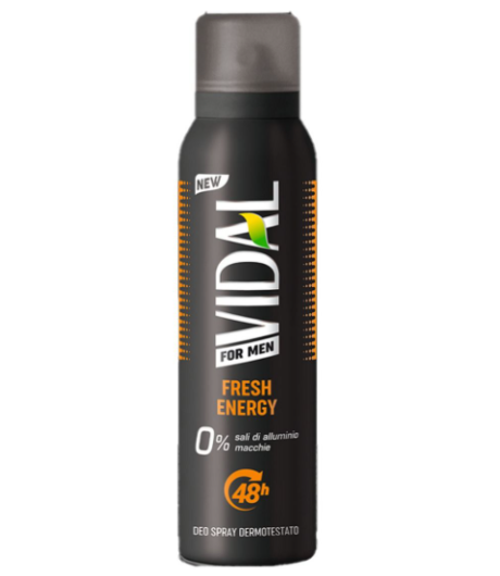 VIDAL DEODORANTE 48h UOMO FRESH ENERGY 150ml