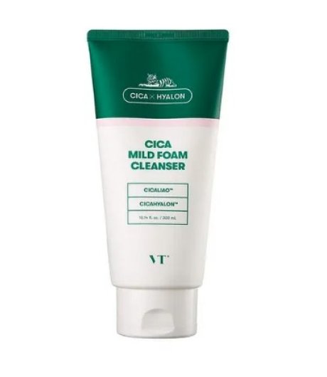 VT CICA MILD FOAM CLEANSER Detergente Schiumogeno Purificante 300ml