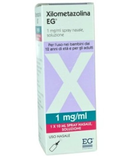 XILOMETAZOLINA EG SPRAY NASALE 10ML 10MG