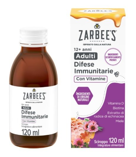 ZARBEE'S SCIROPPO DIFESE IMMUNITARIE PER ADULTI 120ML