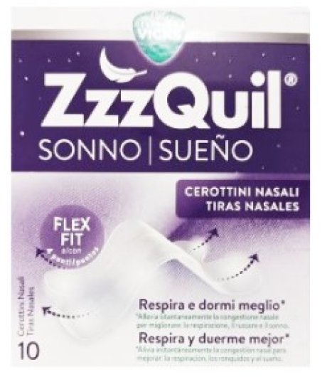 Vicks Zzzquil Nasal Strips 10 cerotti nasali