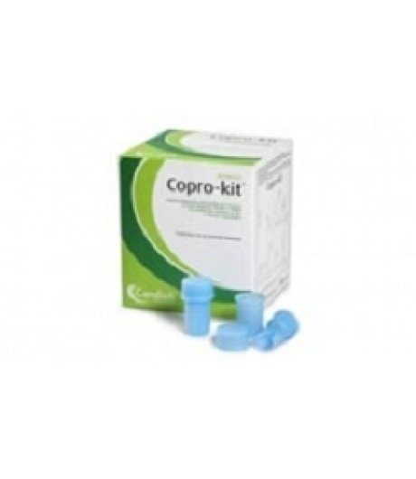 COPRO-KIT CONTENITORE 50 PROVETTE MONOUSO - CANDIOLI