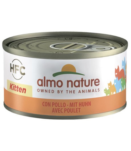 ALMO NATURE GATTO HFC KITTEN POLLO 70GR (lattina)
