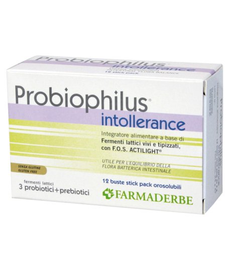 PROBIOPHILUS INTOLLERANCE12BUS